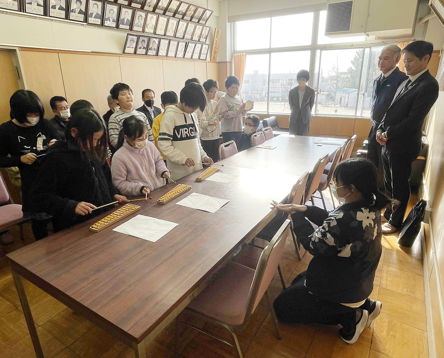 中ノ町小学校寄付